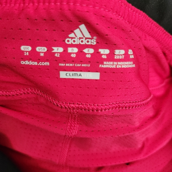 Adidas Black and Pink Mini Skirt With Shorts Attached - Picture 4 of 5